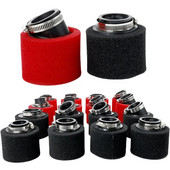 Filtru de aer 35/38/40/42/45/48/50mm Negru/Roșu Filtru cu burete dublu de curățare Off Road Motocicletă ATV Plaja Dirt Pit Bike Accesorii
