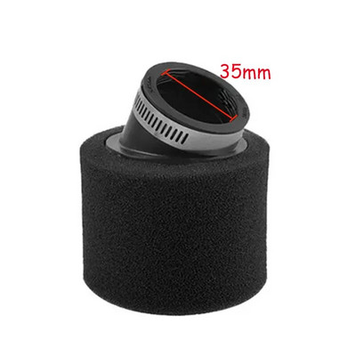 Filtru de aer 35/38/40/42/45/48/50mm Negru/Roșu Filtru cu burete dublu de curățare Off Road Motocicletă ATV Plaja Dirt Pit Bike Accesorii