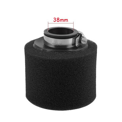 Filtru de aer 35/38/40/42/45/48/50mm Negru/Roșu Filtru cu burete dublu de curățare Off Road Motocicletă ATV Plaja Dirt Pit Bike Accesorii