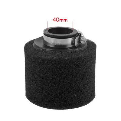 Filtru de aer 35/38/40/42/45/48/50mm Negru/Roșu Filtru cu burete dublu de curățare Off Road Motocicletă ATV Plaja Dirt Pit Bike Accesorii