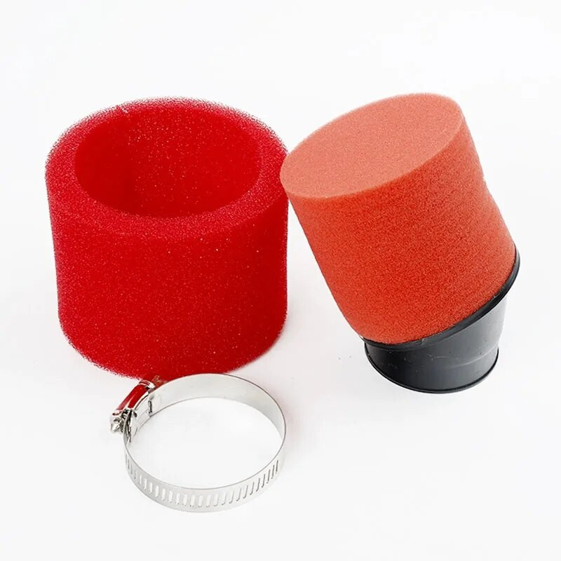 35/38/40/42/45/48/50 mm õhufilter must/punane topeltkäsnfiltri puhastusvahend maastikumootorratta ATV rannasõiduratta tarvikud