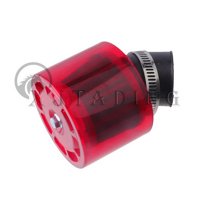 Universālie motocikla 35 mm gaisa filtri, taisni izliekti taisnā leņķa tīrītājs, necaurlaidīgs ATV motorollera bedres netīrumu velosipēda piederumiem