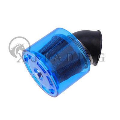 Universālie motocikla 35 mm gaisa filtri, taisni izliekti taisnā leņķa tīrītājs, necaurlaidīgs ATV motorollera bedres netīrumu velosipēda piederumiem