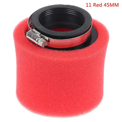 Must ja punane sirge kaela vahtplastist õhufilter 36mm 39mm 40mm 42mm 46mm 50mm käsnapuhastusvahend mopeed-tõukeratas, mustusauk, mootorratas