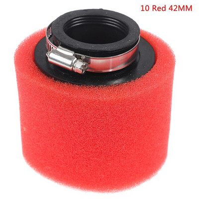 Must ja punane sirge kaela vahtplastist õhufilter 36mm 39mm 40mm 42mm 46mm 50mm käsnapuhastusvahend mopeed-tõukeratas, mustusauk, mootorratas