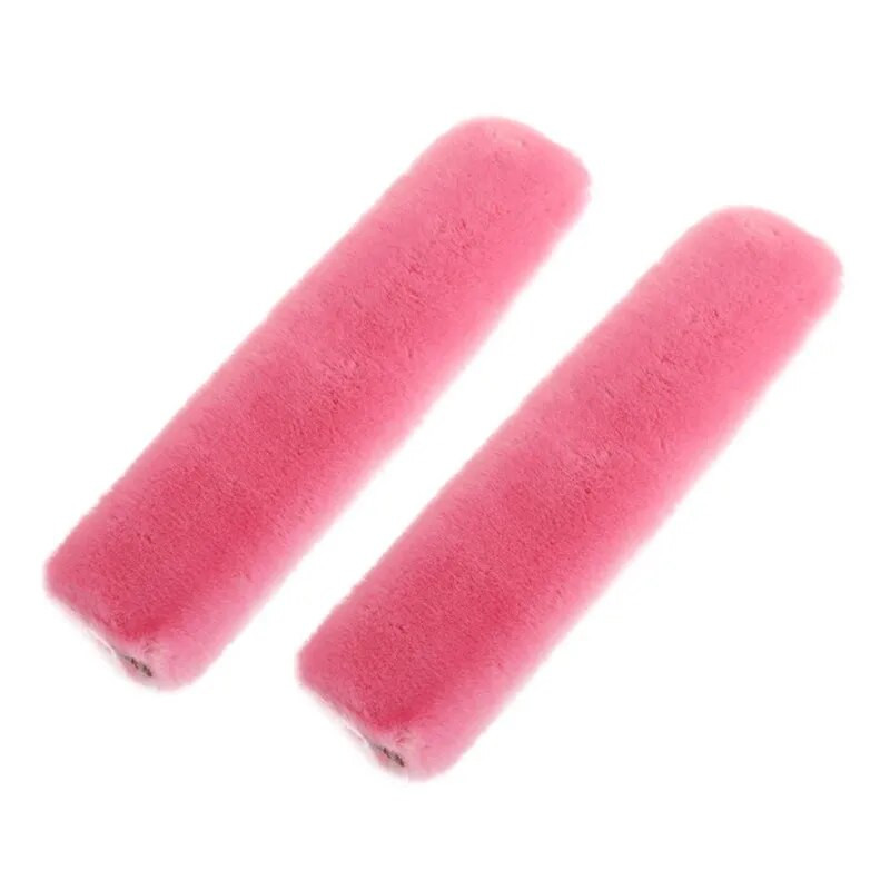 1 pāris automašīnas drošības jostas pārvalks Auto sēdekļa pārvalku komplekti sievietēm zīdaiņu drošība 9 krāsu rozā automašīnas aksesuāri salons, mīksts drošības jostas pārsegs