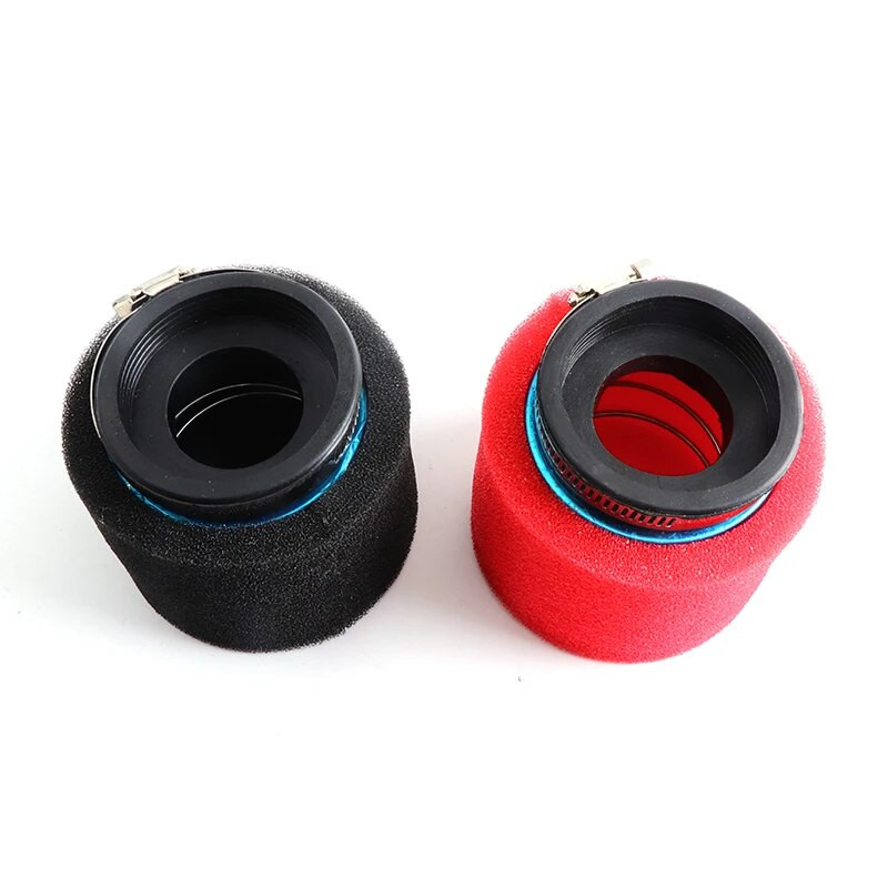 1 gab Motocikla taisnās putu gaisa filtrs 60 mm sūkļa tīrītājs, kas piemērots mopēda motorollera netīrumu bedres motocikla piederumiem