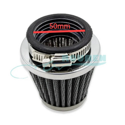 35mm 38mm 42mm 45mm 48mm 50mm 54mm 58mm 60mm Φίλτρο αέρα για 50 70CC 90CC 110CC 125CC Moto ATV σκούτερ Dirt Pit Bike Go Kart Quad
