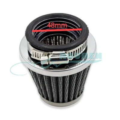 35mm 38mm 42mm 45mm 48mm 50mm 54mm 58mm 60mm Φίλτρο αέρα για 50 70CC 90CC 110CC 125CC Moto ATV σκούτερ Dirt Pit Bike Go Kart Quad