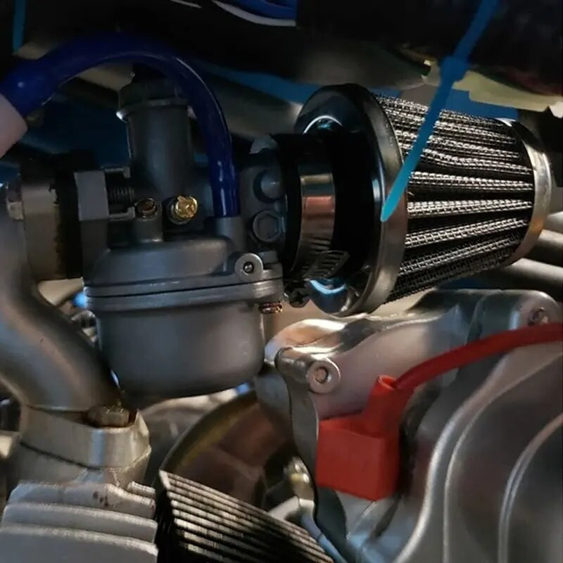 Universalus motociklo oro filtro putų valiklis motociklo šalto įsiurbimo kempinė didelio srauto grybo galvutė 35-60 mm