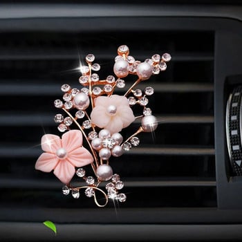 Plum blossom Style διαχύτης μπουκαλιού αρώματος αποσμητικό χώρου αυτοκινήτου στο αυτοκίνητο Έξοδος εξαερισμού κλιματιστικού Κλιπ αρώματος