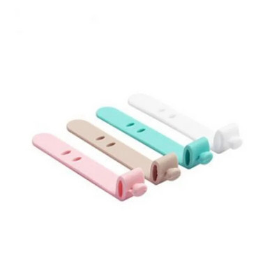 4 τεμ./παρτίδα Silica Gel Cable Winder Earphone Protector Αξεσουάρ USB θήκης τηλεφώνου Πακέτο Organizers Creative Travel Accessories