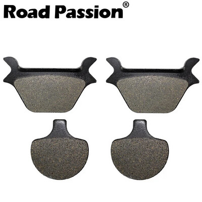 Road Passion motociklu priekšējie un aizmugurējie bremžu kluči HARLEY Sportster & Softail sērijai (visi modeļi) 1988. 1989. 1990. 1991.-1999.