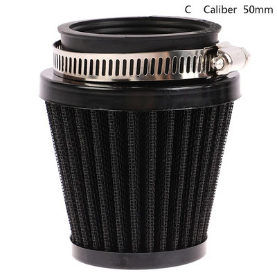 Filtru de aer pentru motocicleta 35/38/42/45/50/55/58mm Potrivire universală pentru 50cc 110cc 125cc 140cc Motocicletă ATV Scooter Pit Dirt Bike
