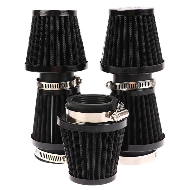 Motocikla gaisa filtrs 35/38/42/45/50/55/58mm universāls piemērots 50cc 110cc 125cc 140cc motocikla ATV Scooter Pit Dirt Bike