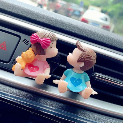 Δώρο για την Ημέρα του Αγίου Βαλεντίνου Couple Car Air Vent Freshener Perfume Clip Aromas Diffuser Decor Κλιματισμός Κλιπ αρώματος Flavoring