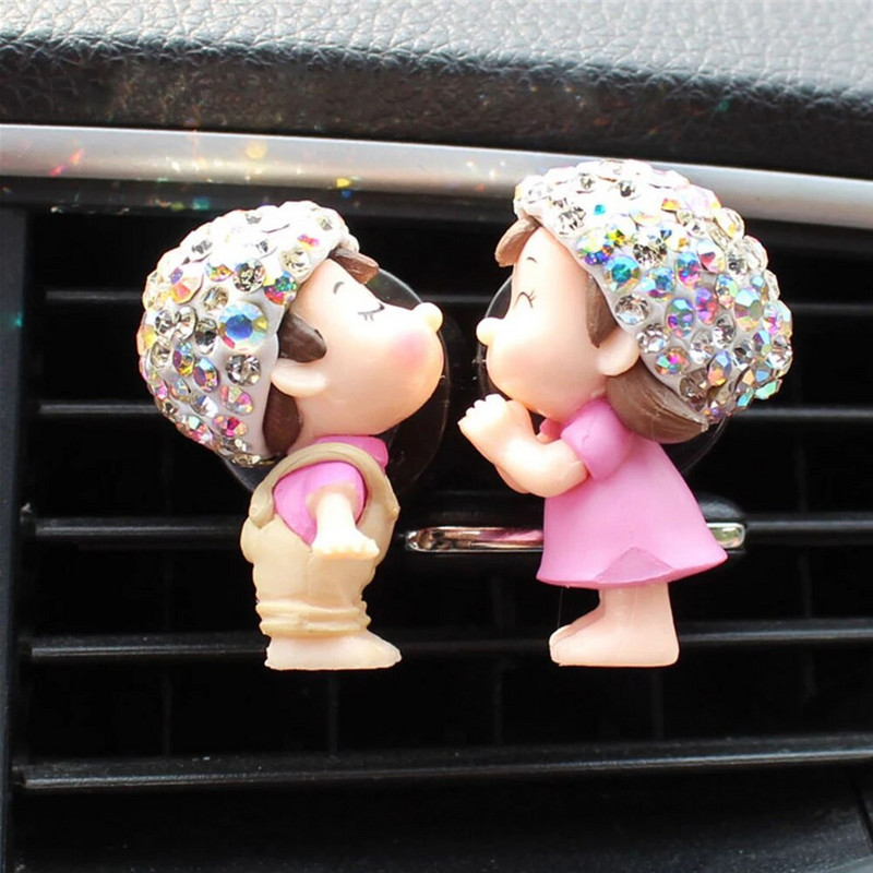 Δώρο για την Ημέρα του Αγίου Βαλεντίνου Couple Car Air Vent Freshener Perfume Clip Aromas Diffuser Decor Κλιματισμός Κλιπ αρώματος Flavoring