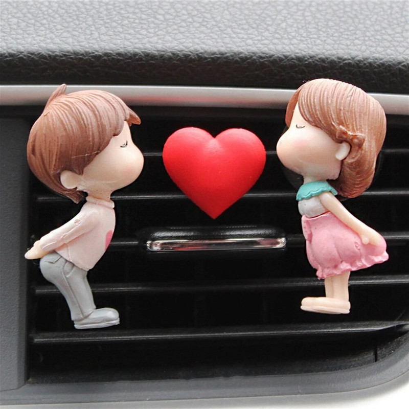 Δώρο για την Ημέρα του Αγίου Βαλεντίνου Couple Car Air Vent Freshener Perfume Clip Aromas Diffuser Decor Κλιματισμός Κλιπ αρώματος Flavoring