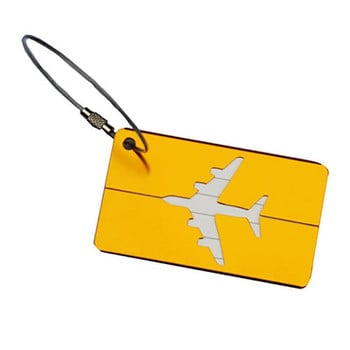 Алуминиев етикет за багаж Аксесоари за пътуване Етикети с име на багаж Етикет за адрес на куфар Органайзер за лента за багаж за пътуване