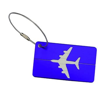 Алуминиев етикет за багаж Аксесоари за пътуване Етикети с име на багаж Етикет за адрес на куфар Органайзер за лента за багаж за пътуване