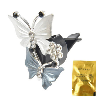 Gaisa atsvaidzinātājs Butterfly auto stila auto smaržas dabīgas smaržas gaisa kondicionieris Butterfly Diamond aromaterapijas klips