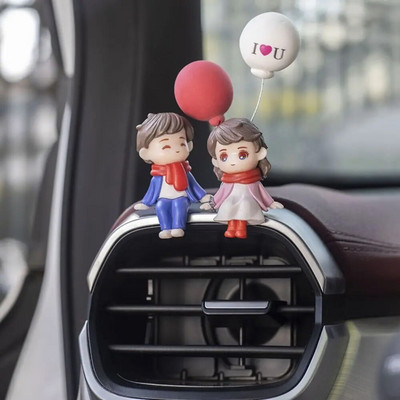 Autokaunistused Armsad koomiksipaarid Action Figuurid Kujukesed Õhupallide kujundus Autode sisustus Armatuurlaua sisustus Autotarvikud