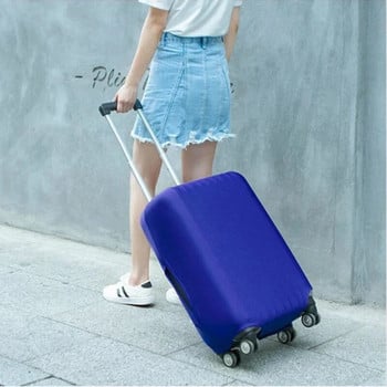 Калъф за багаж Еластичен плат Протектор за куфар Калъф за прах за багаж Подходящ за 18-32 инчов куфар Органайзер за пътуване