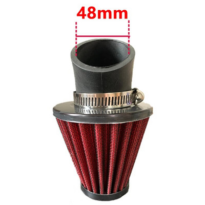 Φίλτρο αέρα μοτοσικλέτας 28mm-48mm Universal Sports Πρόσληψη φίλτρου αέρα υψηλής ροής για αξεσουάρ μοτοσυκλέτας Yamaha JOG Cygnus Force