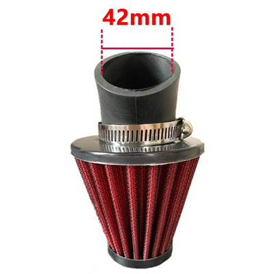 Φίλτρο αέρα μοτοσικλέτας 28mm-48mm Universal Sports Πρόσληψη φίλτρου αέρα υψηλής ροής για αξεσουάρ μοτοσυκλέτας Yamaha JOG Cygnus Force