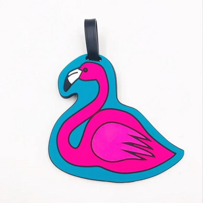 Reisitarvikud Loominguline pagasi silt Loomade joonisfilm PVC silikageelist kohver ID aadressid hoidja pagasi pardale kaasaskantav silt