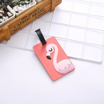 Reisitarvikud Loominguline pagasi silt Loomade joonisfilm PVC silikageelist kohver ID aadressid hoidja pagasi pardale kaasaskantav silt