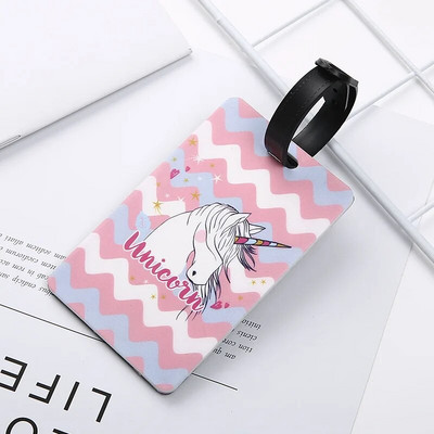 Reisitarvikud Loominguline pagasi silt Loomade joonisfilm PVC silikageelist kohver ID aadressid hoidja pagasi pardale kaasaskantav silt