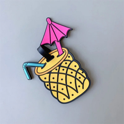 Reisitarvikud Loominguline pagasi silt Loomade joonisfilm PVC silikageelist kohver ID aadressid hoidja pagasi pardale kaasaskantav silt