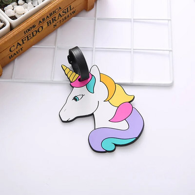 Reisitarvikud Loominguline pagasi silt Loomade joonisfilm PVC silikageelist kohver ID aadressid hoidja pagasi pardale kaasaskantav silt