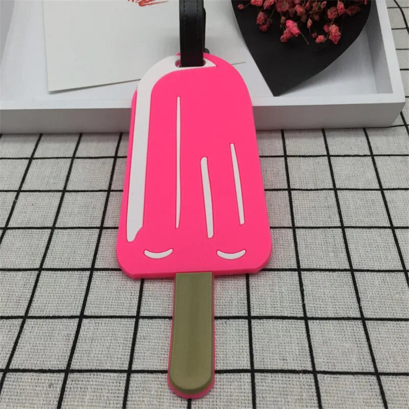 Reisitarvikud Loominguline pagasi silt Loomade joonisfilm PVC silikageelist kohver ID aadressid hoidja pagasi pardale kaasaskantav silt