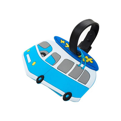 Reisitarvikud Loomingulised pagasi pardalemineku sildid Pagasi sildid Multifilmid Autobuss Lennuk Kohvri ID Aadressid hoidik Kaasaskantav silt