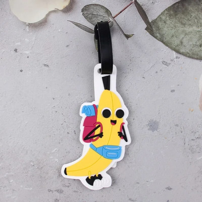 Ceļojumu piederumi Radoši bagāžas iekāpšanas birkas Bagāžas birkas Dzīvnieku karikatūra Silikagela čemodāna ID Adrešu turētājs Pārnēsājama etiķete