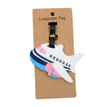 Сладък етикет за пътуване Етикет за багаж на самолет и кола Силикагел Куфар ID Адрес Притежател Етикет за качване на багаж Преносим етикет