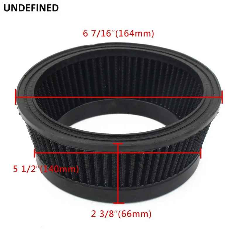 Gaisa tīrītāja ieplūdes filtra pārtīšanas elements Harley Sportster Touring Road King Softail Dyna Venturi Turbine Clarity Blunt