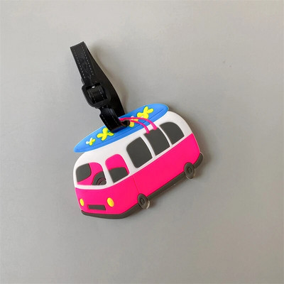 Creative lidmašīnas automašīnas bagāžas zīme raķešu lidmašīnas bagāžas iekāpšanas zīme ceļojumu piederumi silikagela čemodāna ID adreses turētāja zīme