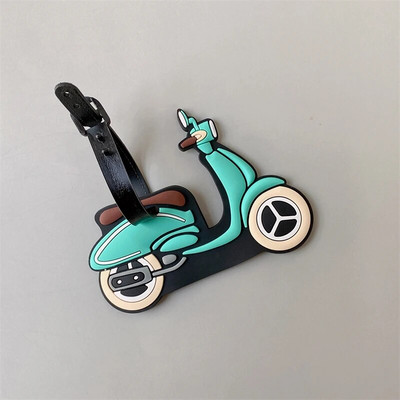 Creative lidmašīnas automašīnas bagāžas zīme raķešu lidmašīnas bagāžas iekāpšanas zīme ceļojumu piederumi silikagela čemodāna ID adreses turētāja zīme