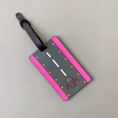 Creative lidmašīnas automašīnas bagāžas zīme raķešu lidmašīnas bagāžas iekāpšanas zīme ceļojumu piederumi silikagela čemodāna ID adreses turētāja zīme