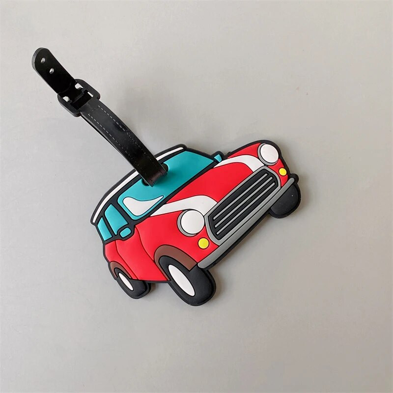 Creative lidmašīnas automašīnas bagāžas zīme raķešu lidmašīnas bagāžas iekāpšanas zīme ceļojumu piederumi silikagela čemodāna ID adreses turētāja zīme