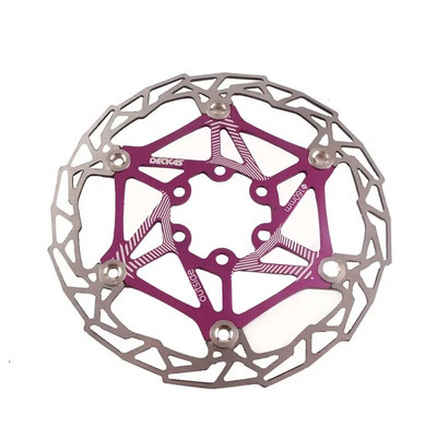 DECKAS īpaši vieglie MTB kalnu velosipēda bremžu diski, peldošie uzlikas, 160 mm, 6 skrūvju rotori, daļas, riteņbraukšanas piederumi.