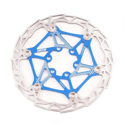 DECKAS īpaši vieglie MTB kalnu velosipēda bremžu diski, peldošie uzlikas, 160 mm, 6 skrūvju rotori, daļas, riteņbraukšanas piederumi.