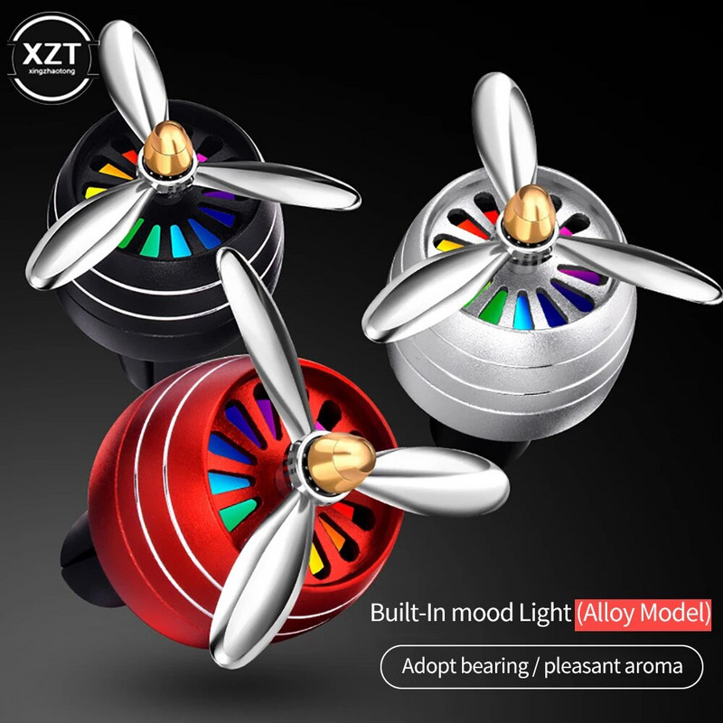 Αποσμητικό αέρα Άρωμα αυτοκινήτου Μυρίζει Μίνι LED Κλιματισμός Κλιπ Εξόδου Αυτόματου Εξαερισμού Φρέσκο άρωμα Αρωματοθεραπεία Φως ατμόσφαιρας