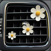 3 tk/komplekt auto väljalaskeava ventilatsiooniava parfüümiklambrid kommivärvi lilledega auto õhuvärskendaja õhukonditsioneer väljalaskeava viiruk autotarvikud