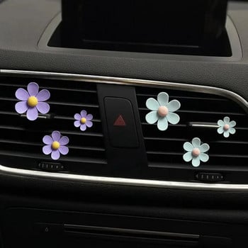 3 τεμ./Σετ Εξαεριστήριο Αυτοκινήτου Κλιπ αρωμάτων σε χρώμα καραμέλα Λουλούδι Αποσμητικό αυτοκινήτου Εξόδου Κλιματισμού Θυμίαμα Αξεσουάρ αυτοκινήτου
