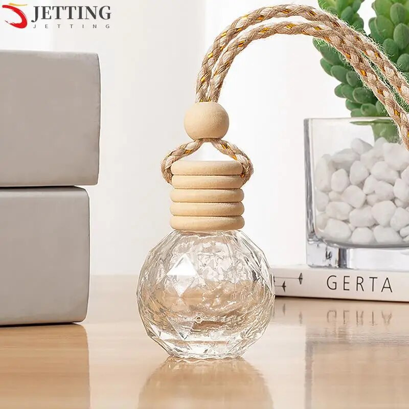 10ML άδειο μπουκάλι αρώματος αυτοκινήτου σφαιρικό μπουκάλι αρώματος κρεμαστό άρωμα εσωτερικού αυτοκινήτου Μπουκάλια αρώματος αιθέριου ελαίου