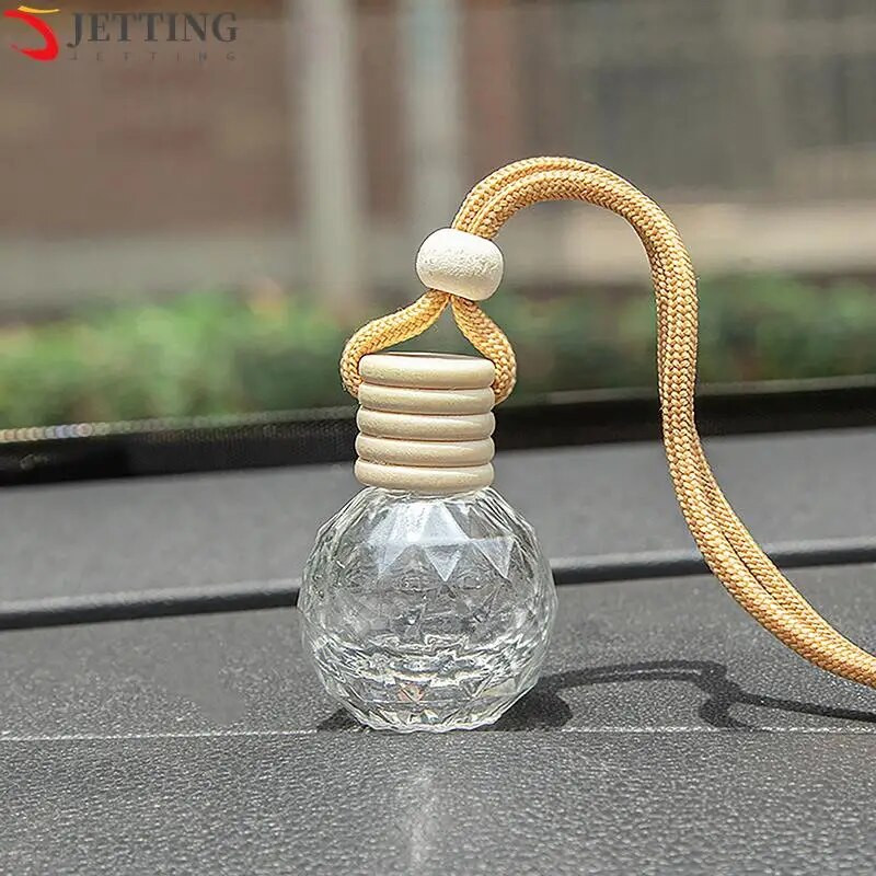 10ML άδειο μπουκάλι αρώματος αυτοκινήτου σφαιρικό μπουκάλι αρώματος κρεμαστό άρωμα εσωτερικού αυτοκινήτου Μπουκάλια αρώματος αιθέριου ελαίου